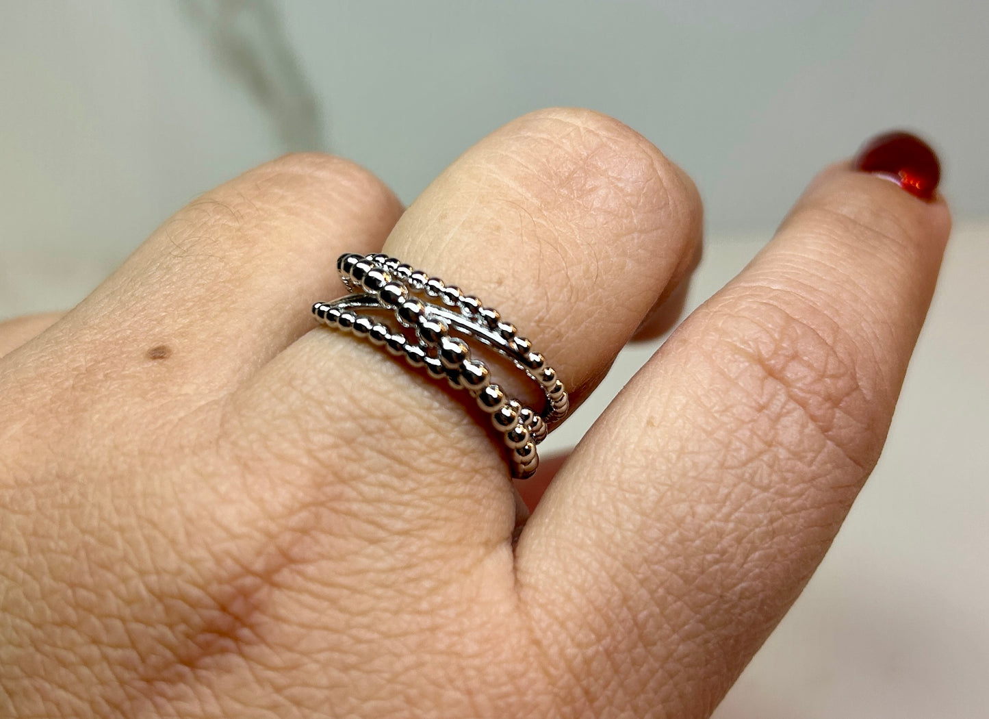 Bubble infinity Ring