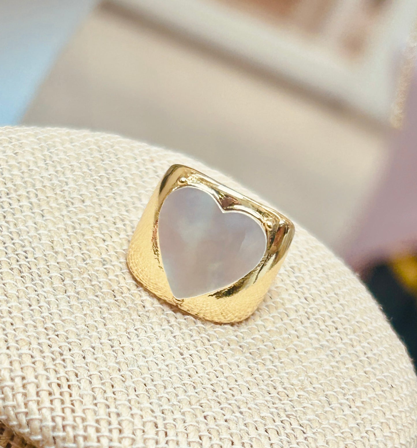 White Love Ring
