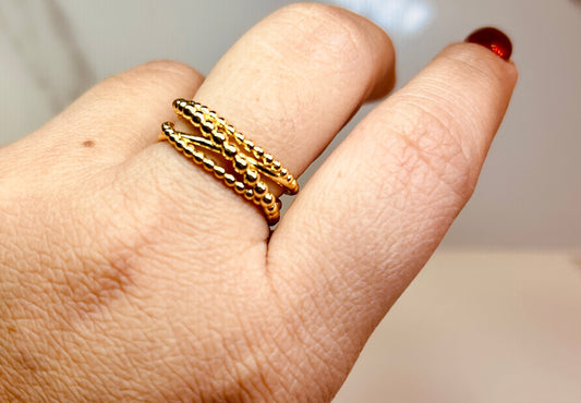 Bubble infinity Ring